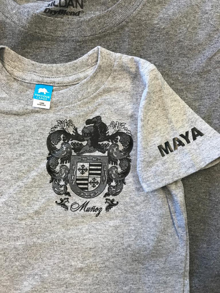 Estampación en ropa Wow